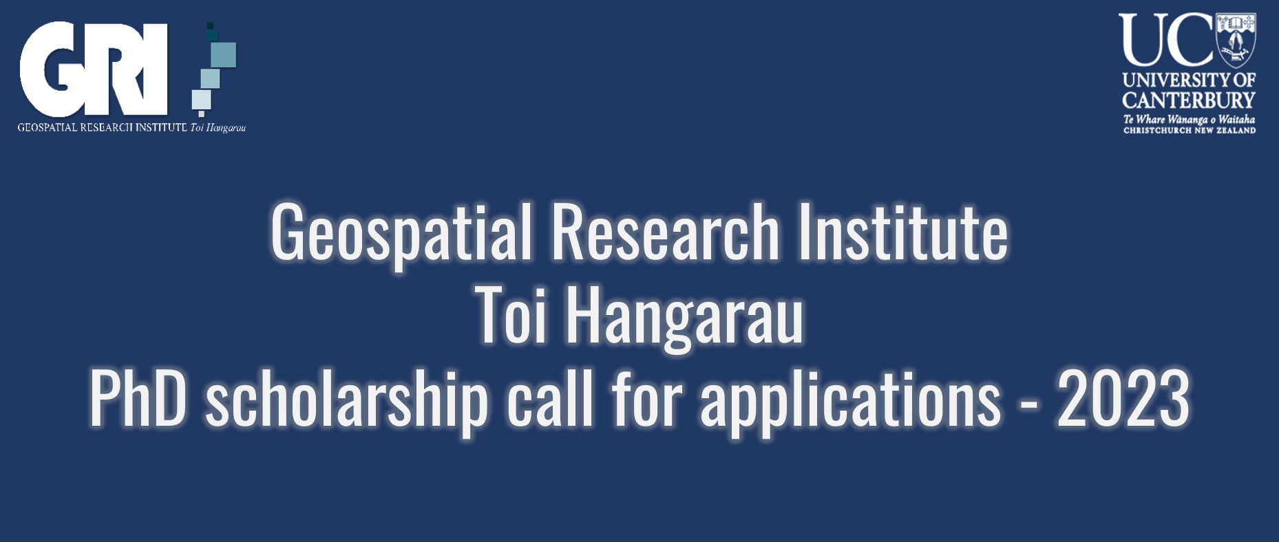 Geospatial Research Institute Toi Hangarau PhD Scholarship 2023