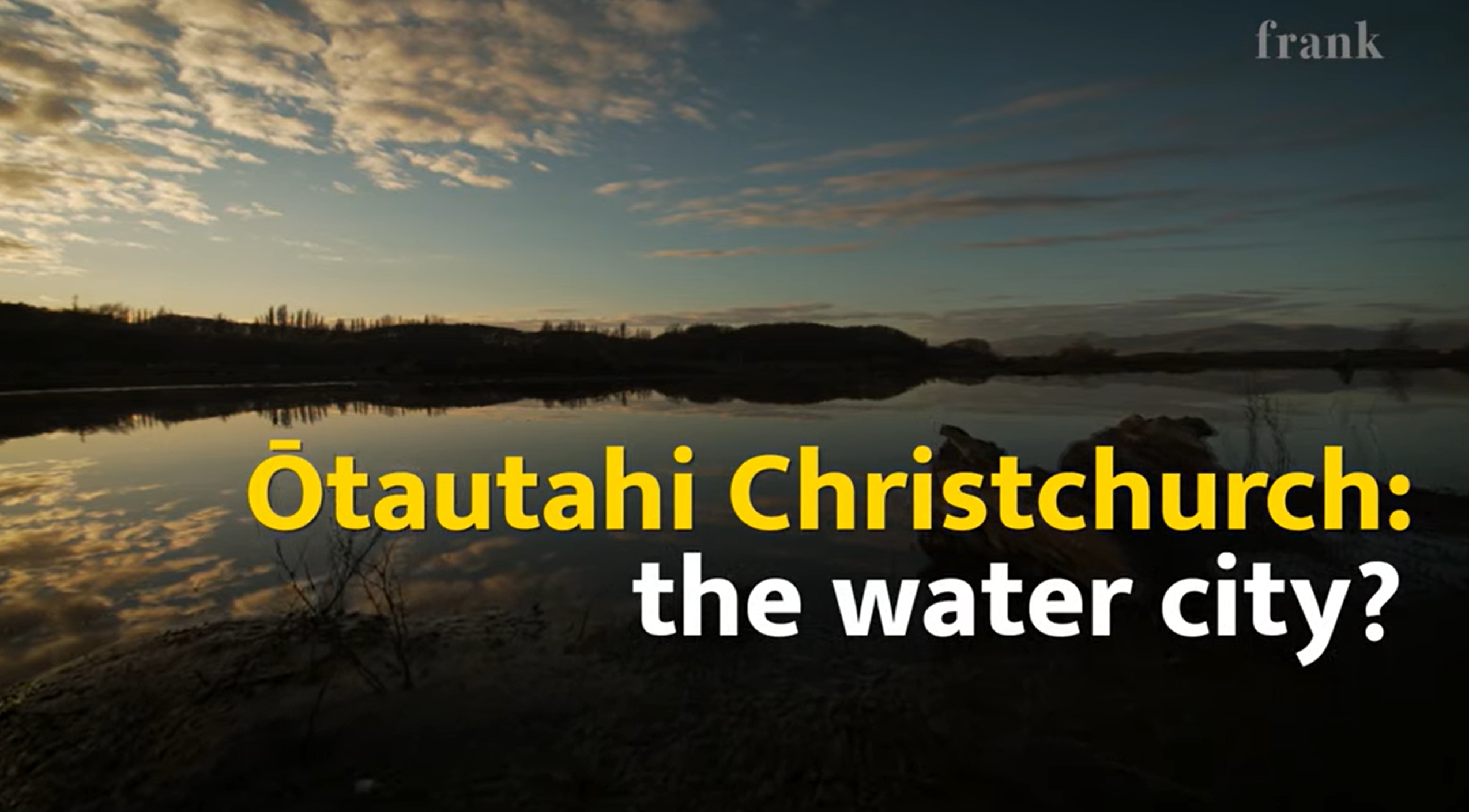 Watch: Ōtautahi Christchurch: the water city?
